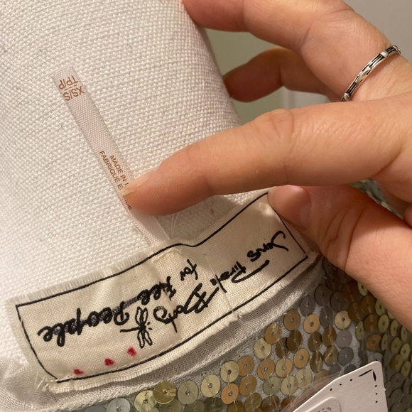 New JENS PIRATE BOOTY FOR FREE PEOPLE SEQUIN EMBELLISHED MINI DRESS XS/S - Picture 11 of 12